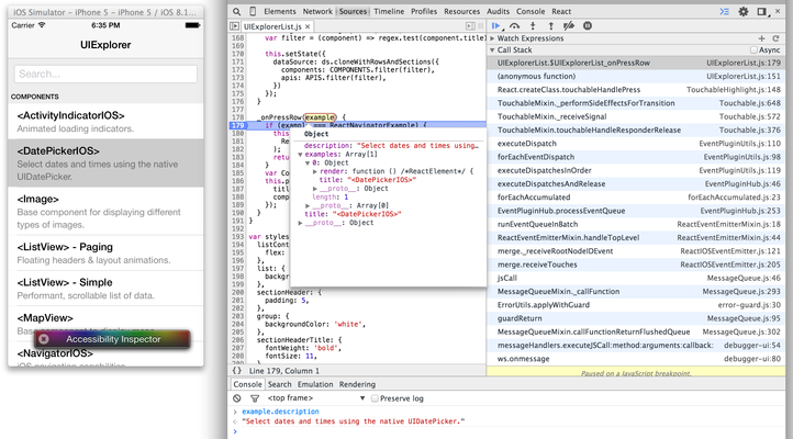 React Native开发调试场景图